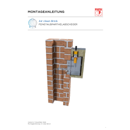 Montageanleitung Air clean Brick