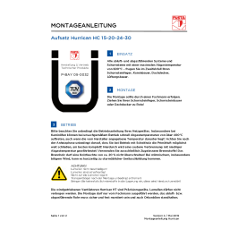 Montageanleitung Hurrican